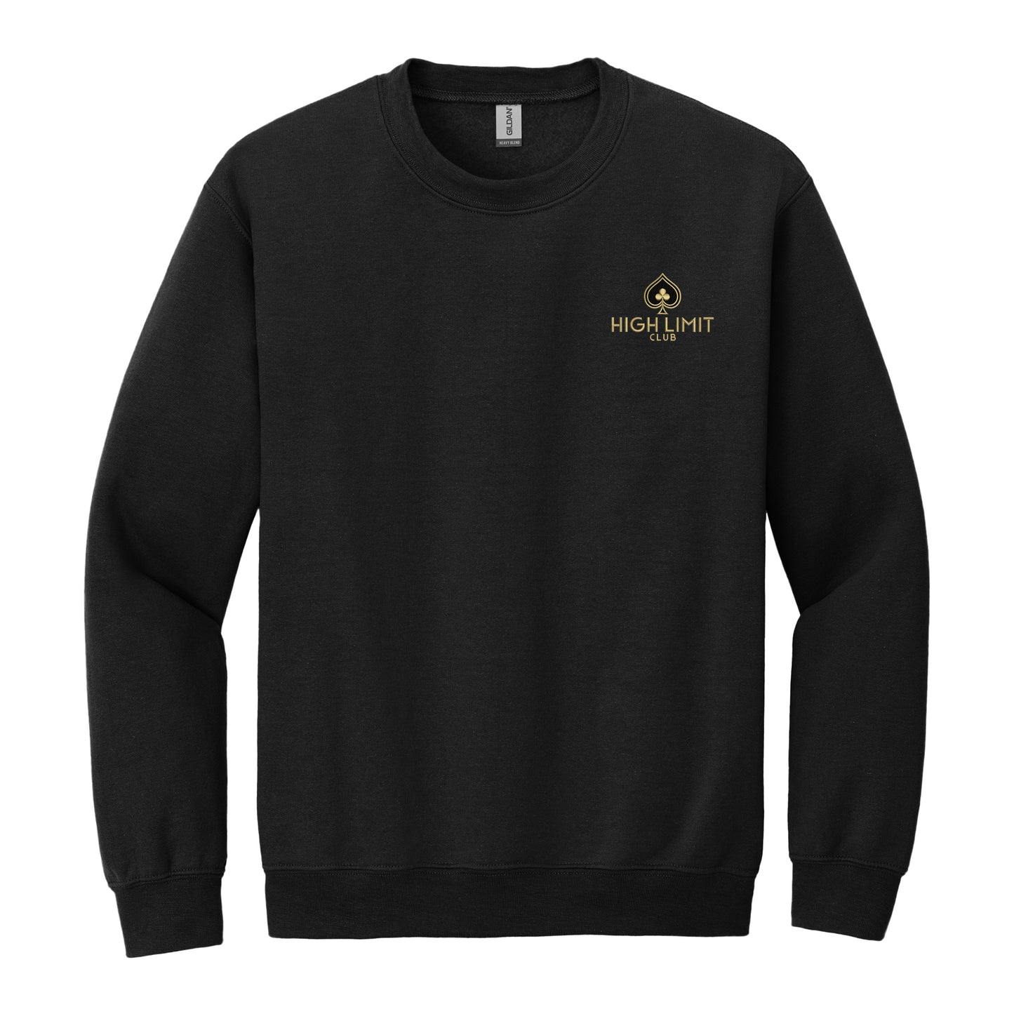 High Limit Club, Heavy Blend Crewneck Sweatshirt - Black