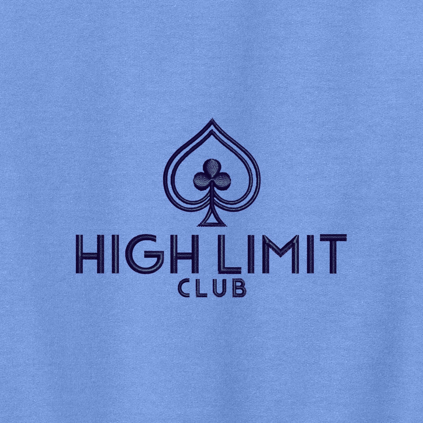 High Limit Club, Heavy Blend Crewneck Sweatshirt - Carolina Blue
