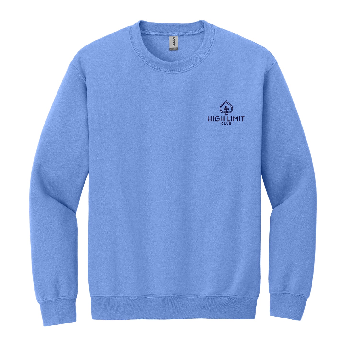High Limit Club, Heavy Blend Crewneck Sweatshirt - Carolina Blue