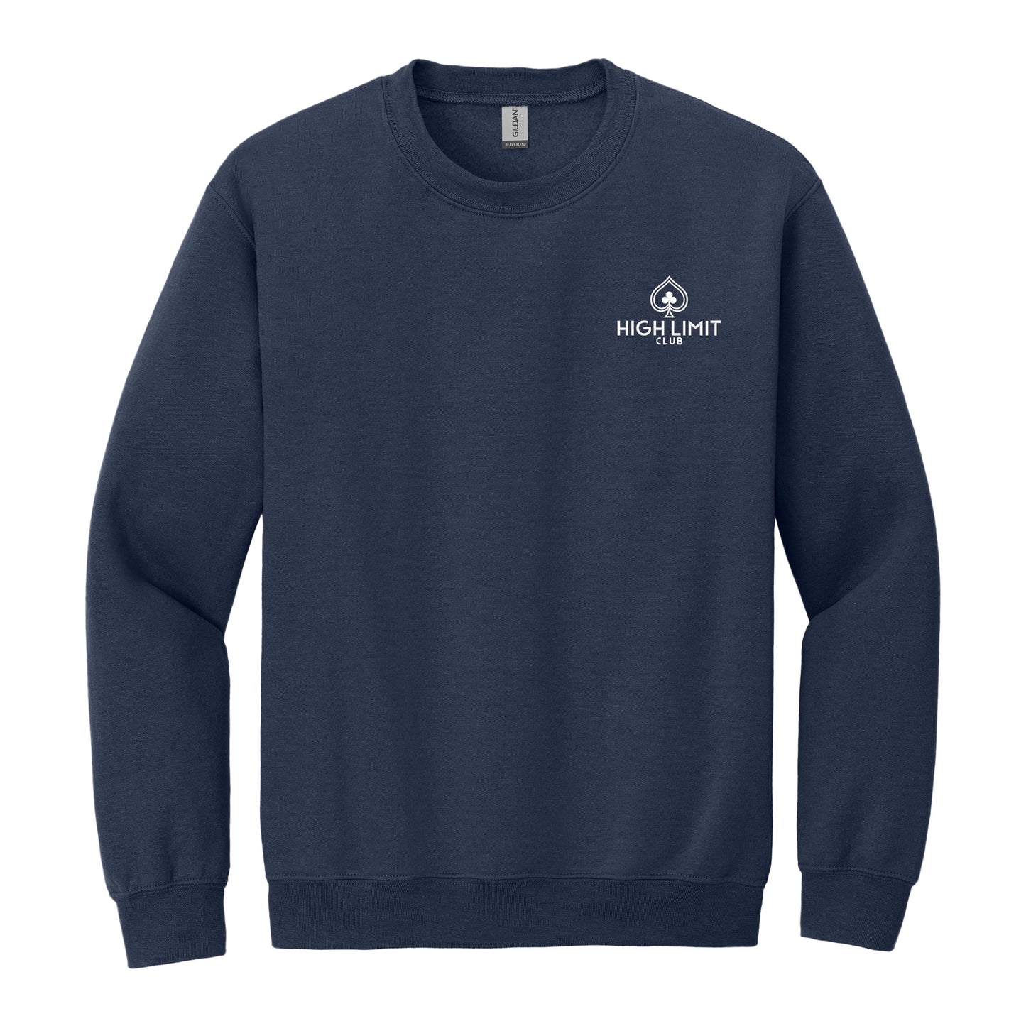 High Limit Club, Heavy Blend Crewneck Sweatshirt - Navy