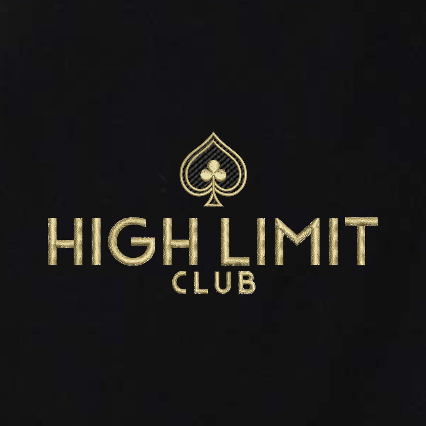 High Limit Club, Embroidered High Limit Club Logo, Women's 6 oz Heavyweight T-Shirt