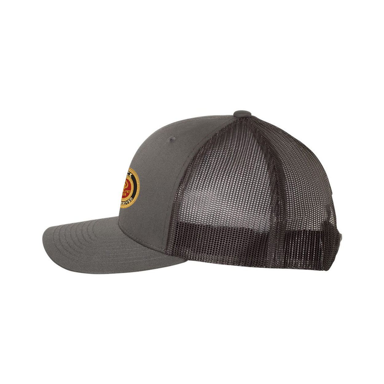Luck Has Arrived, Retro Trucker Cap - Grey