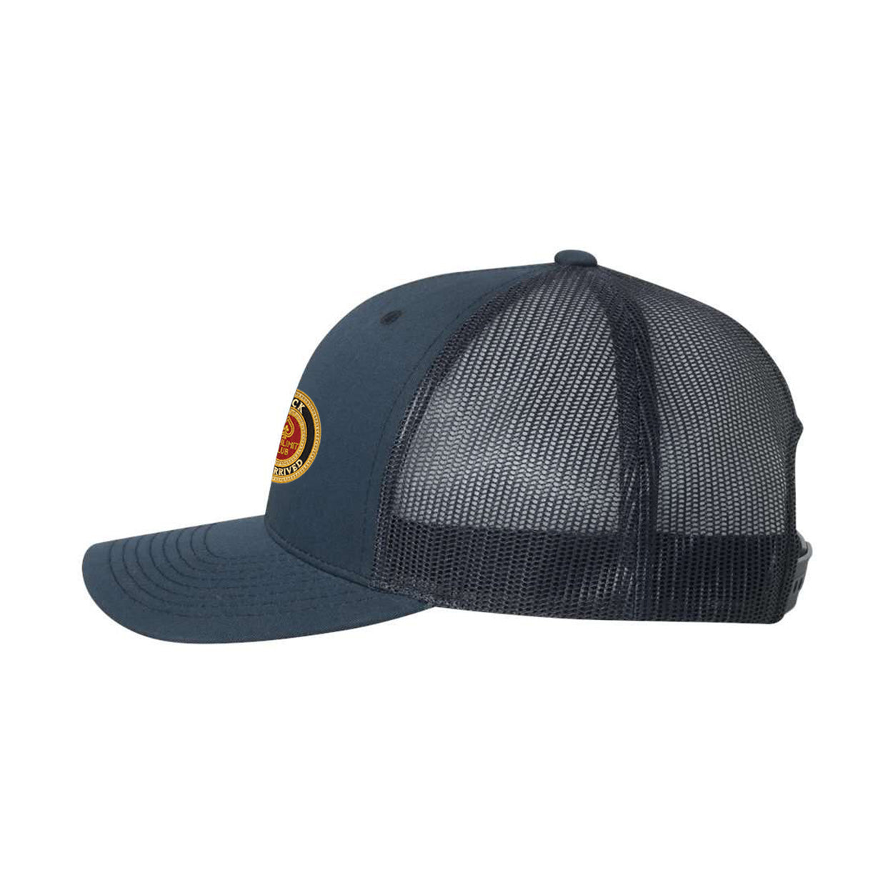 Luck Has Arrived, Retro Trucker Cap - Navy