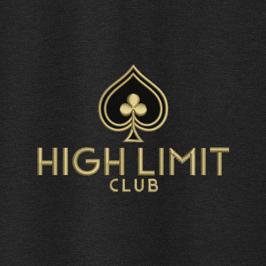 High Limit Club, Women’s Mid-Layer Stretch 1/2-Button - Black
