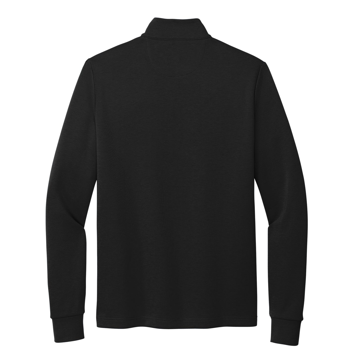 High Limit Club, Double-Knit 1/4-Zip Sweater- Black
