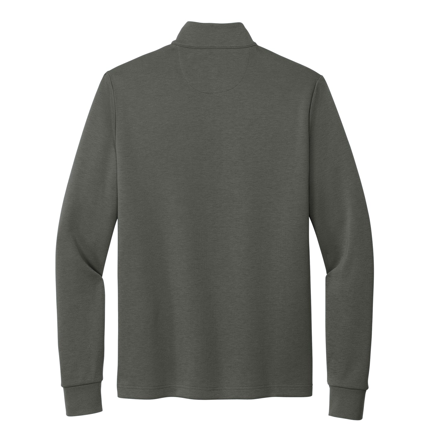 High Limit Club, Double-Knit 1/4-Zip Sweater- Grey