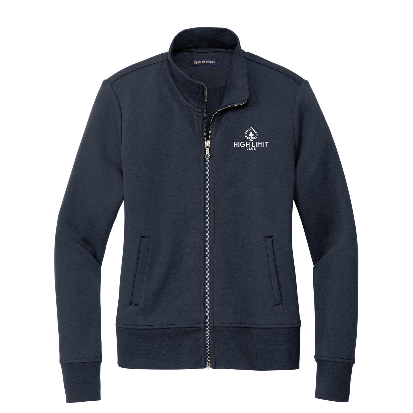 High Limit Club, Women’s Double-Knit Full-Zip - Navy