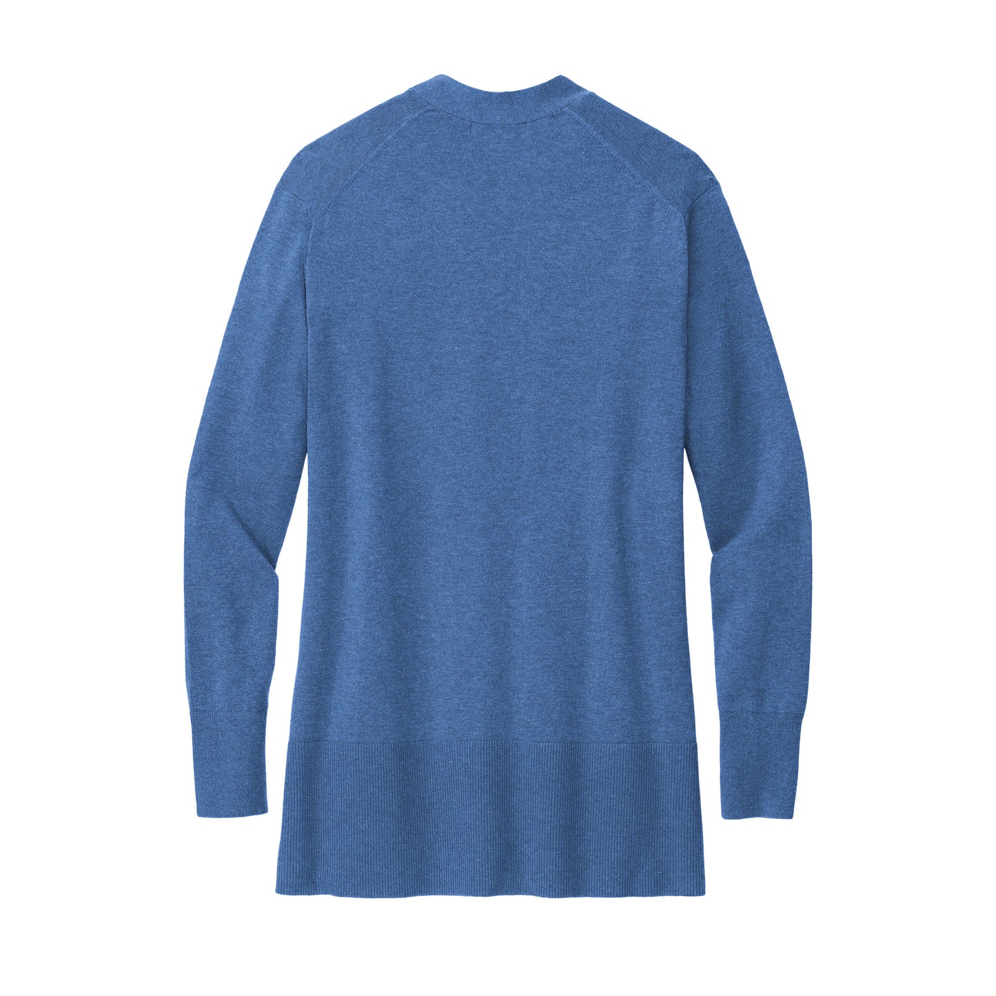High Limit Club, Women’s Cotton Stretch Long Cardigan Sweater - Blue
