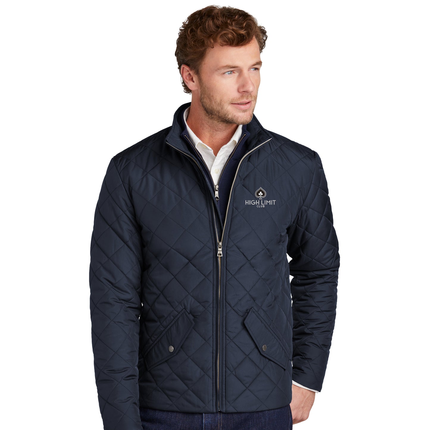High Limit Club, Quilted Jacket - Navy