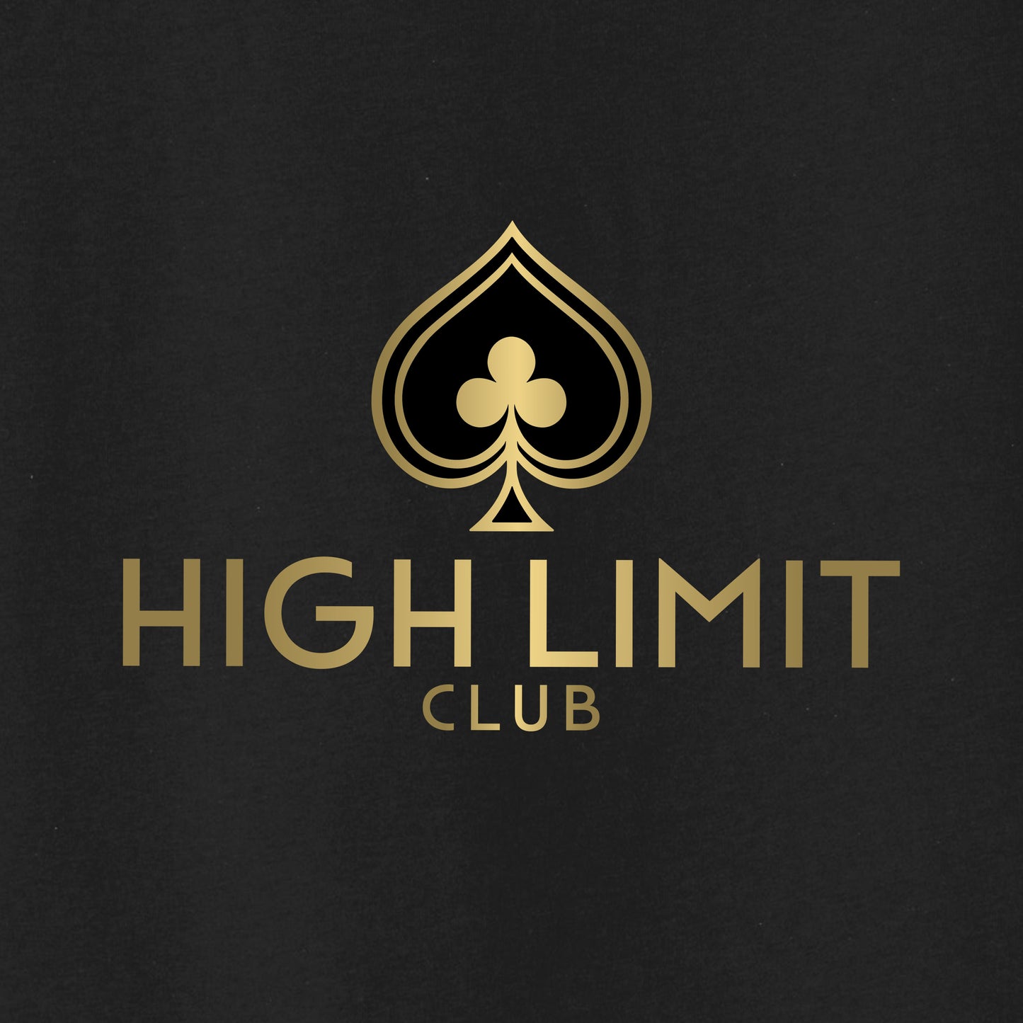 High Limit Club, BELLA+CANVAS® Women’s Relaxed Jersey Short Sleeve V-Neck Tee - Black