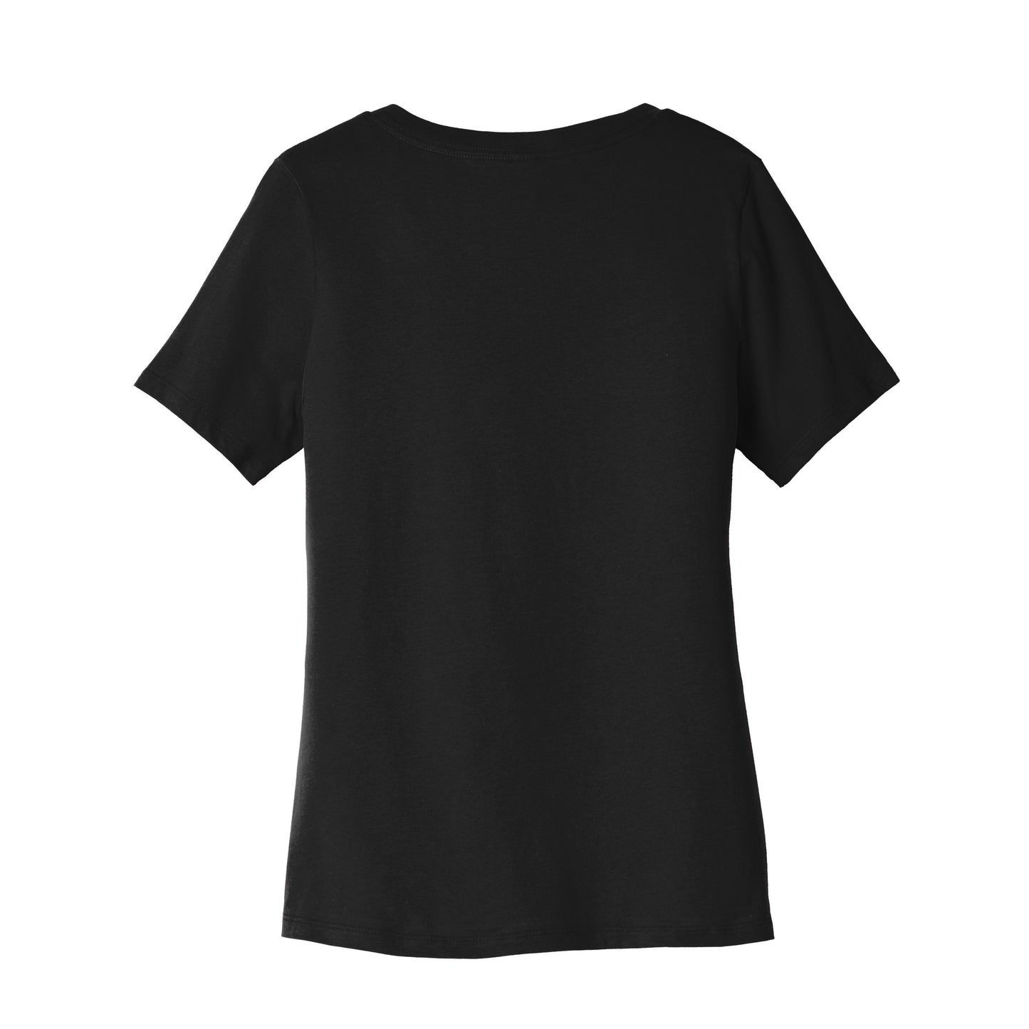 High Limit Club, BELLA+CANVAS® Women’s Relaxed Jersey Short Sleeve V-Neck Tee - Black