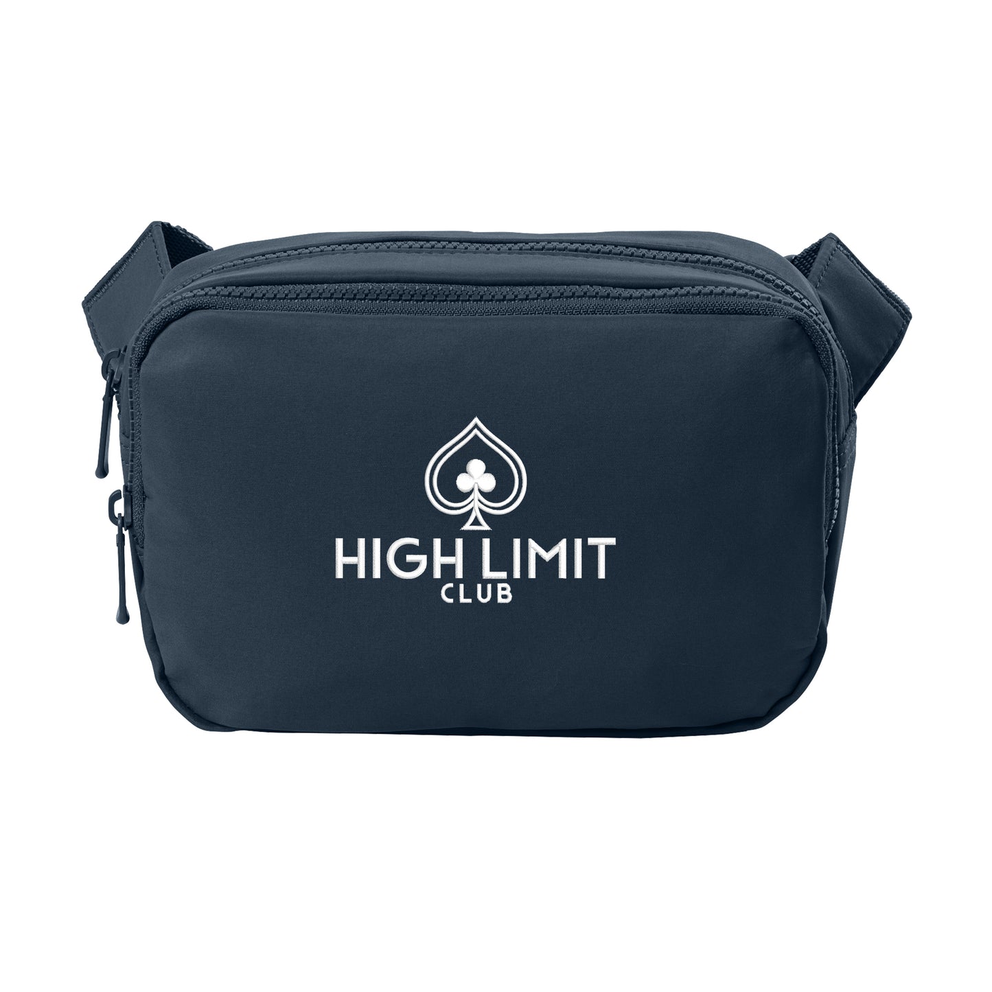 High Limit Club, Matte Dual-Compartment Crossbody - Navy