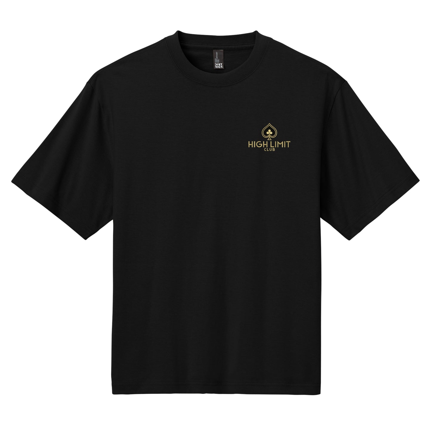 High Limit Club, Heavyweight Tee - Black