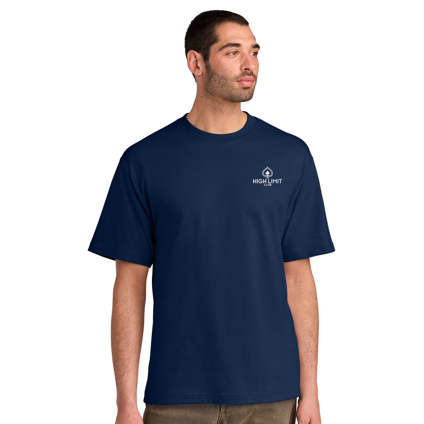 High Limit Club, Heavyweight Tee - Navy