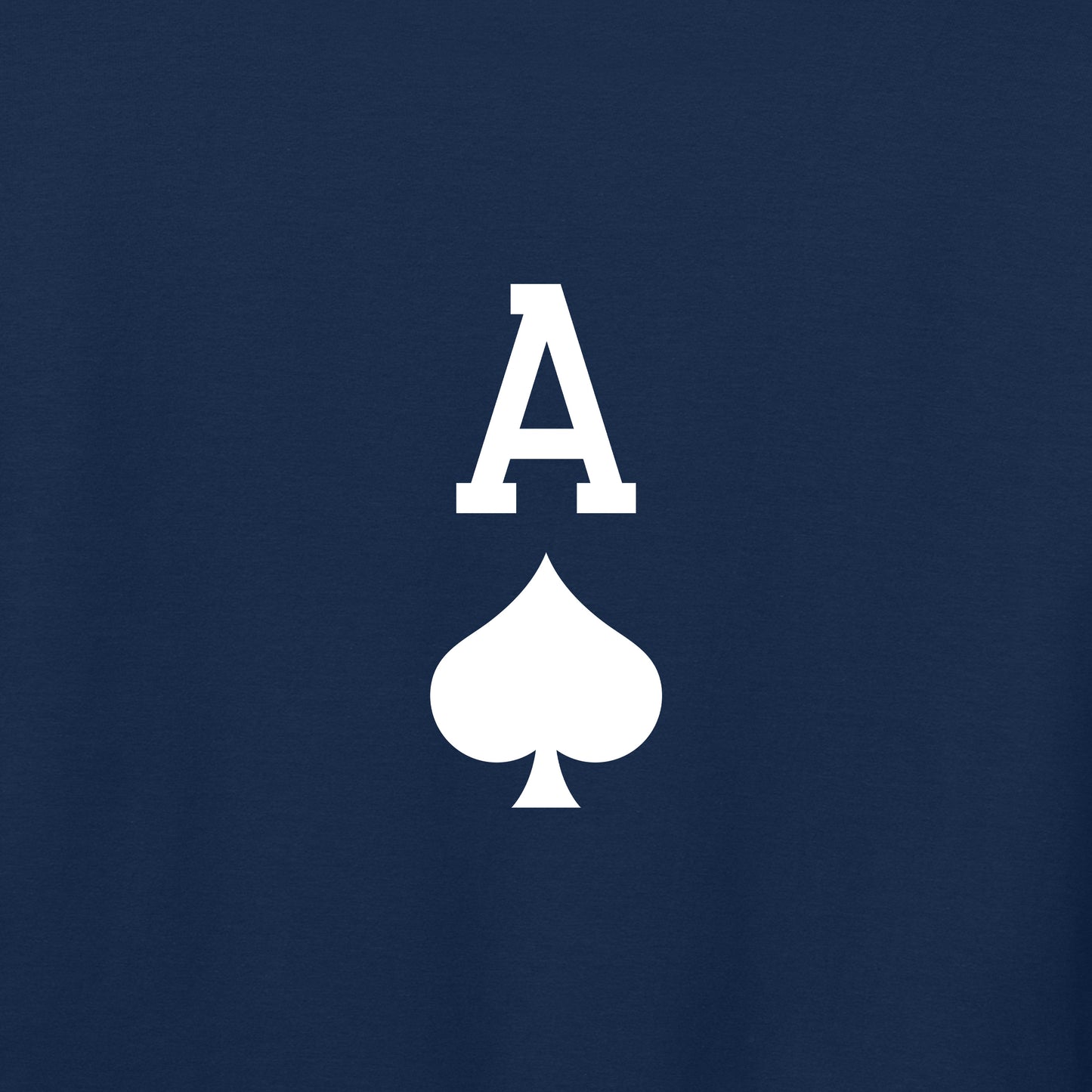 High Limit Club, Ace of Spades, Heavyweight Tee - Navy