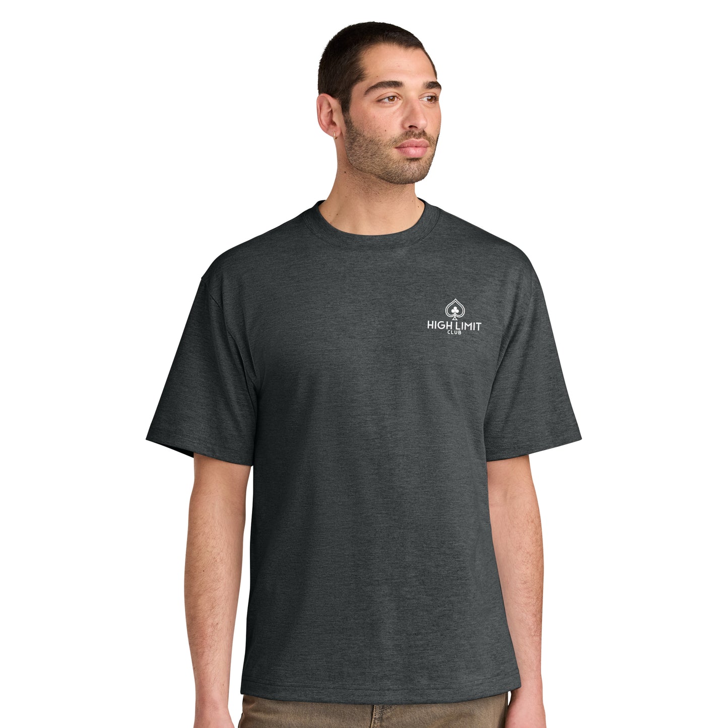 High Limit Club, Heavyweight Tee - Grey
