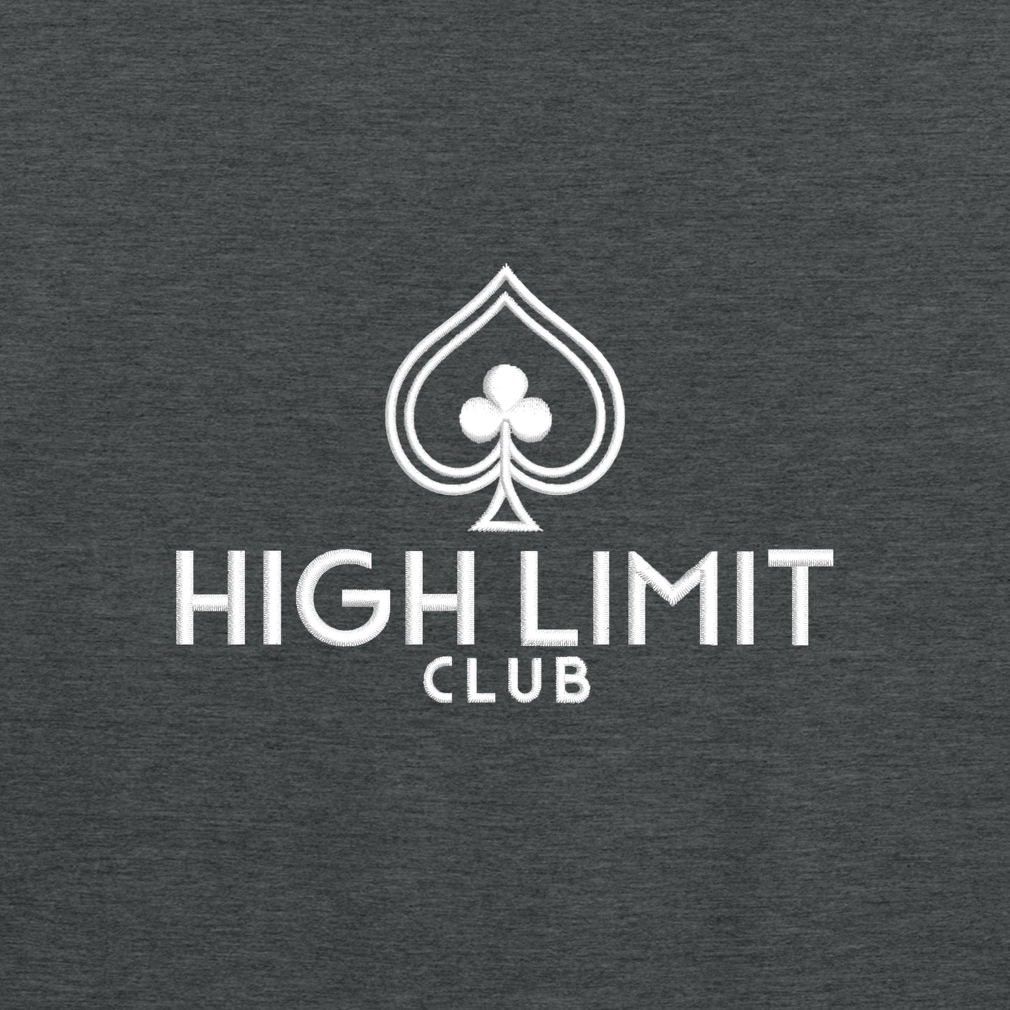 High Limit Club, Heavyweight Tee - Grey