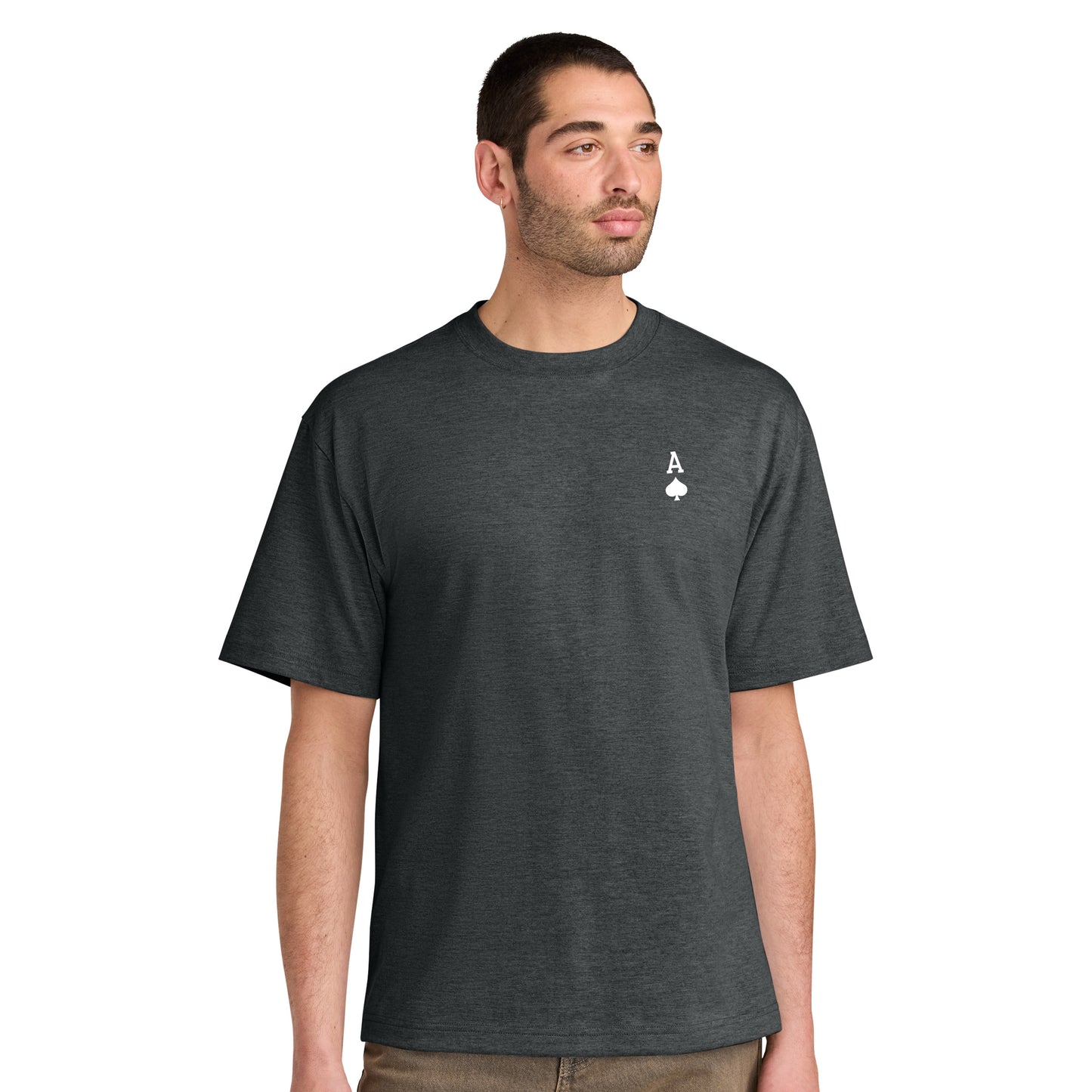 High Limit Club, Ace of Spades, Heavyweight Tee - Grey