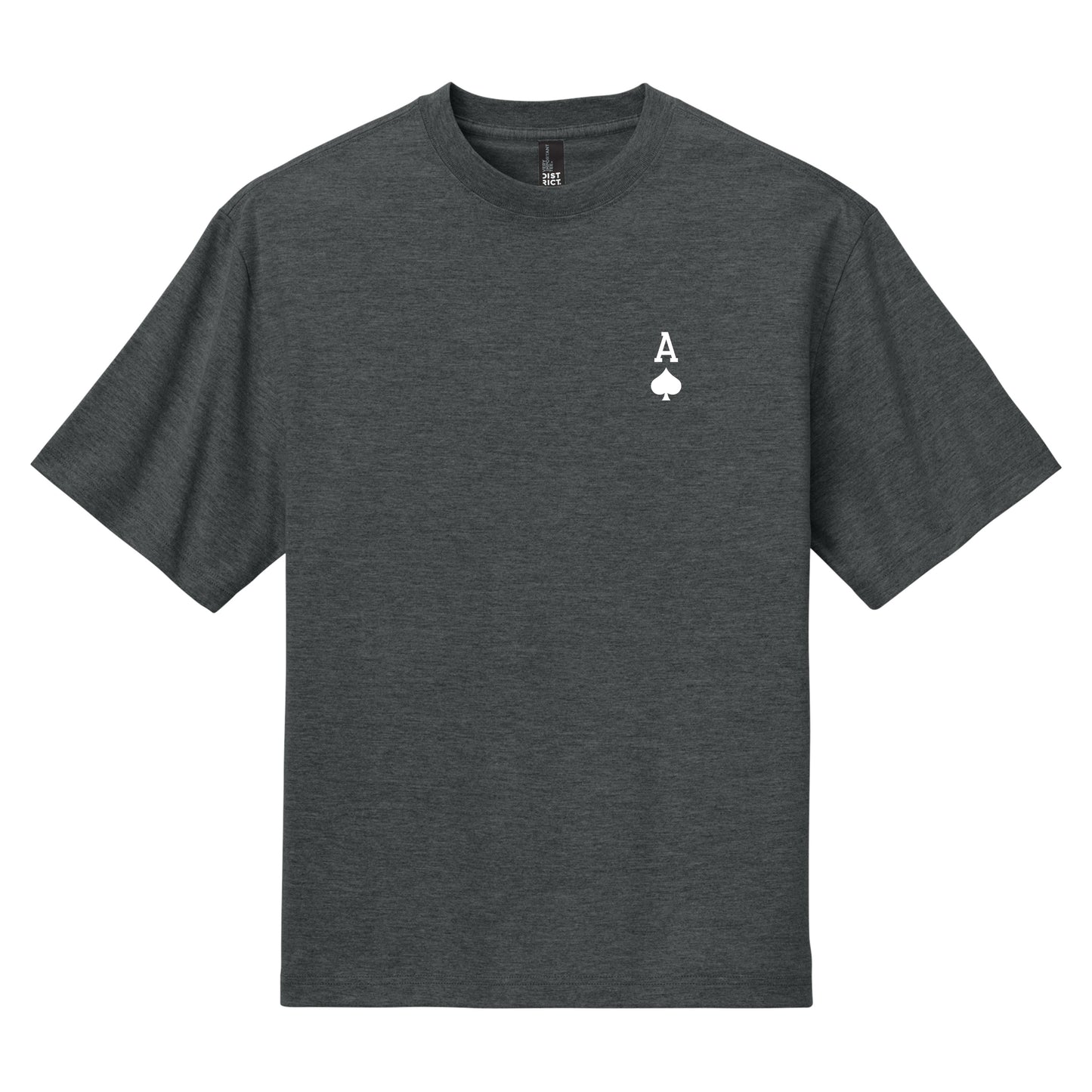High Limit Club, Ace of Spades, Heavyweight Tee - Grey