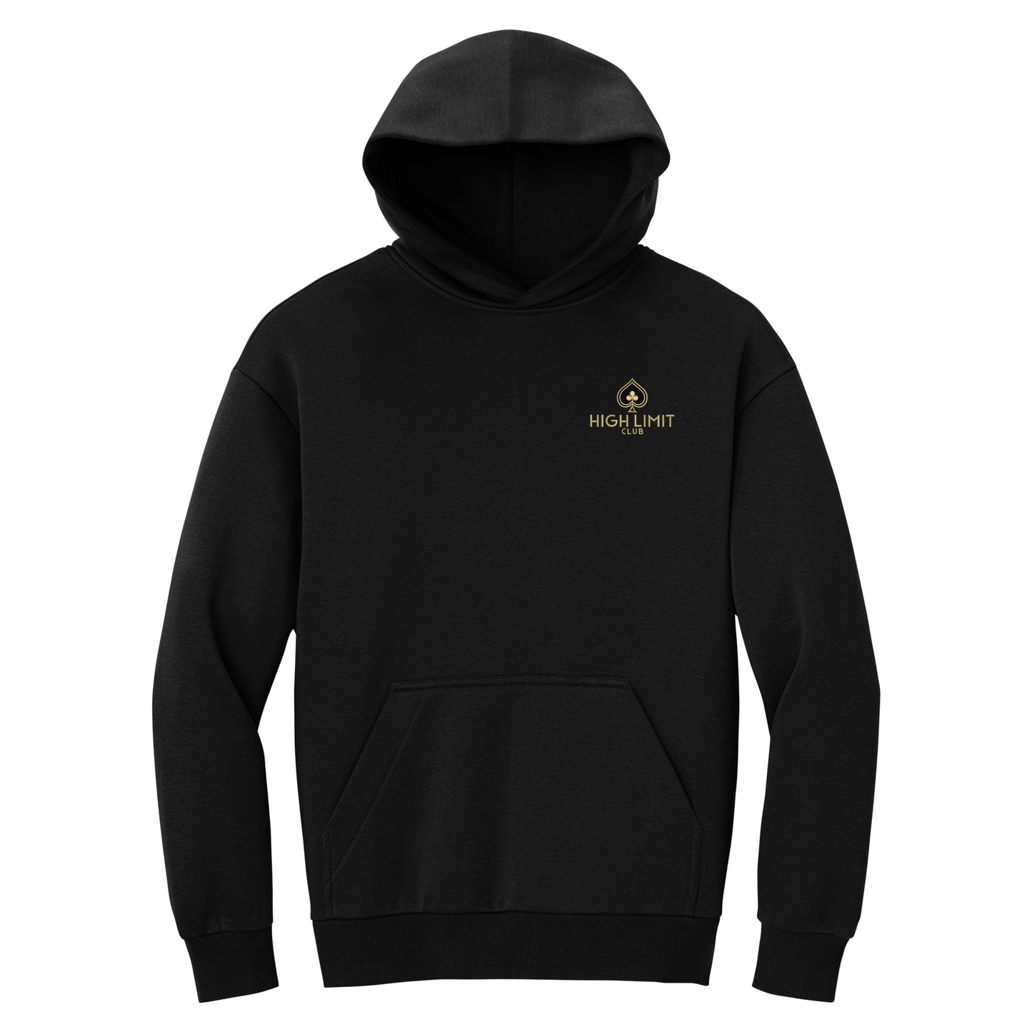 High Limit Club, Heavyweight Fleece Hoodie - Black