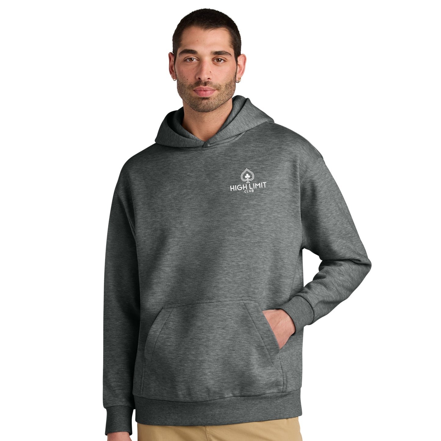 High Limit Club, Heavyweight Fleece Hoodie - Grey