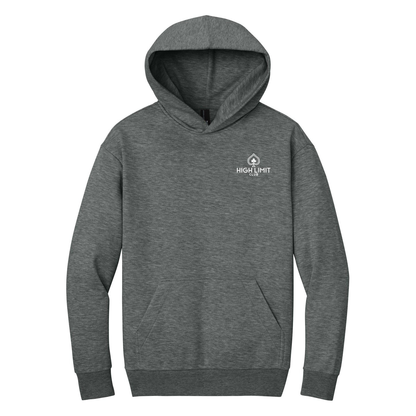 High Limit Club, Heavyweight Fleece Hoodie - Grey
