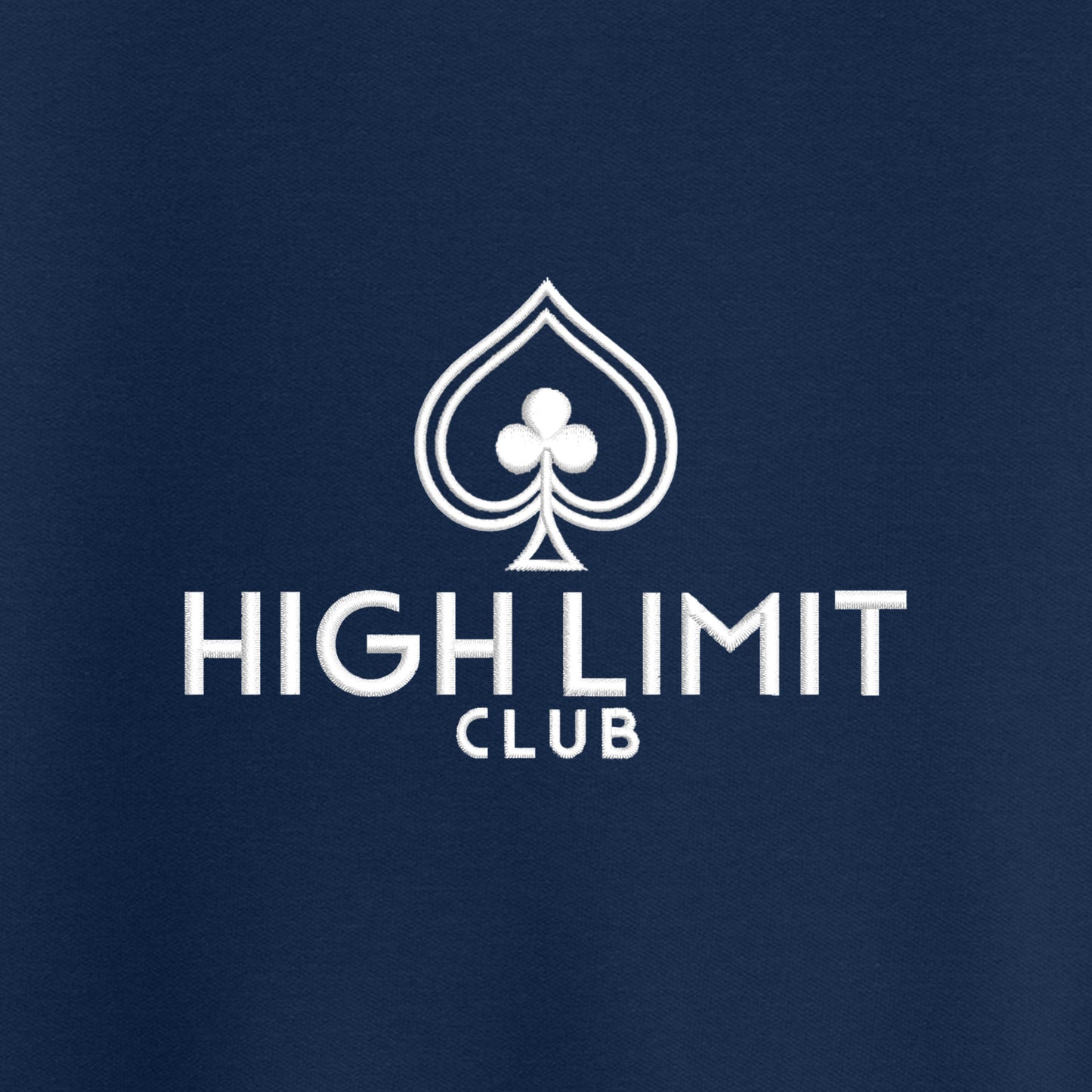 High Limit Club, Heavyweight Fleece Crew - Dark Royal