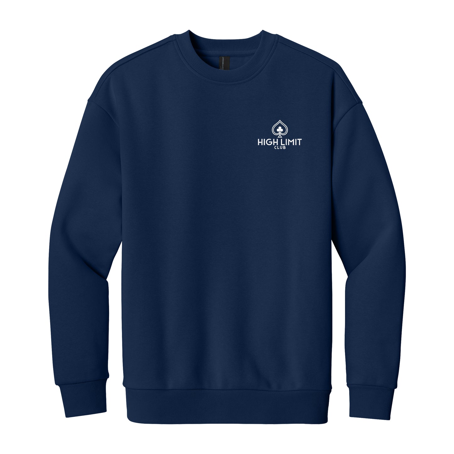 High Limit Club, Heavyweight Fleece Crew - Dark Royal