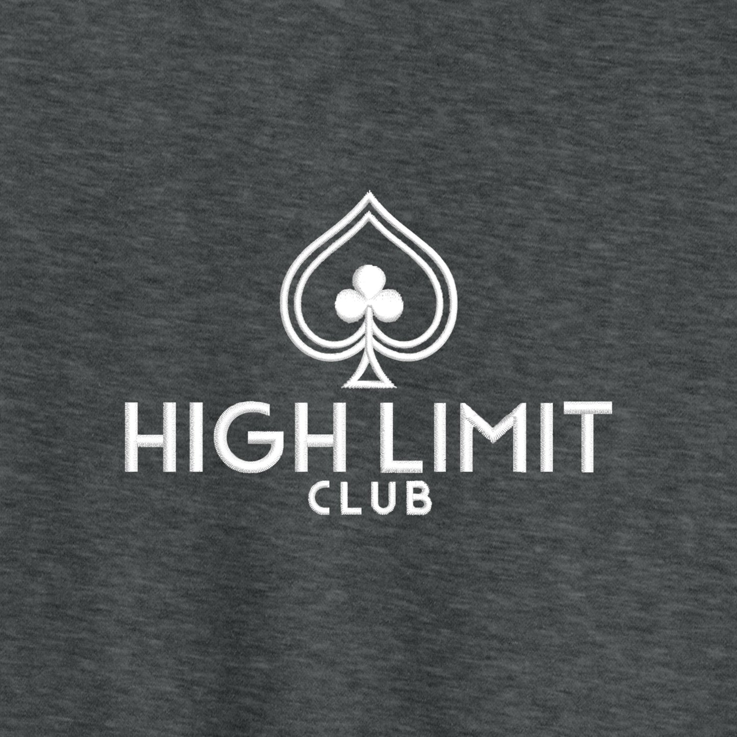 High Limit Club, Heavyweight Fleece Crew - Grey