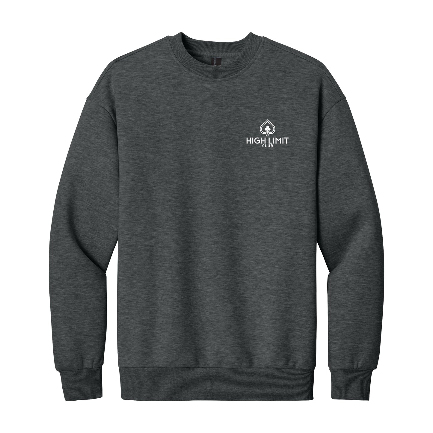 High Limit Club, Heavyweight Fleece Crew - Grey
