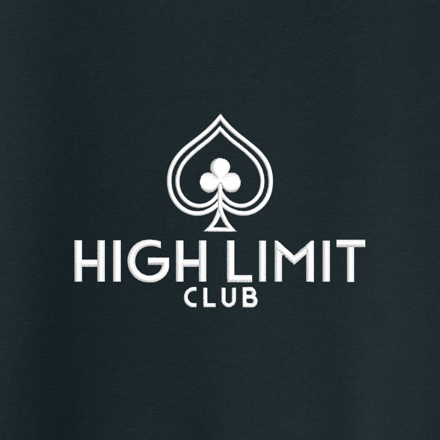 High Limit Club, Heavyweight Fleece Crew - Navy