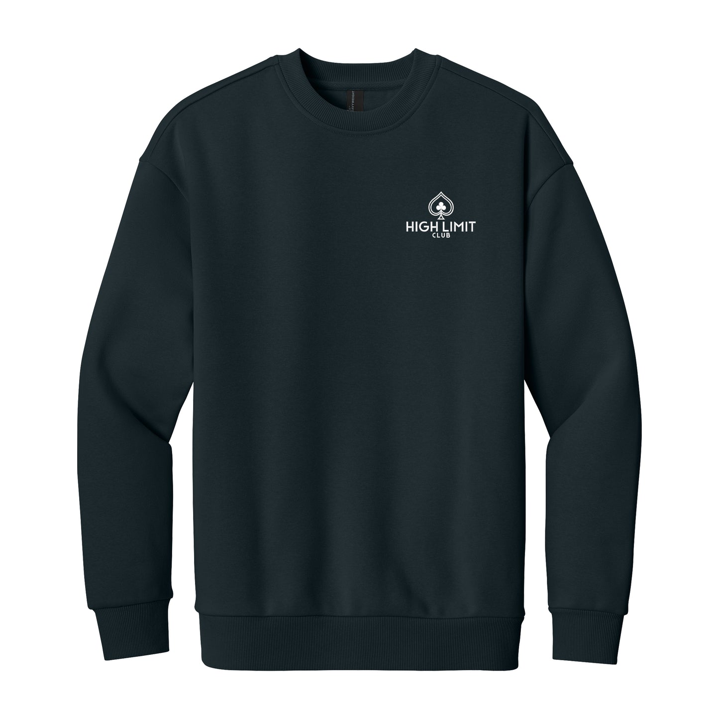 High Limit Club, Heavyweight Fleece Crew - Navy