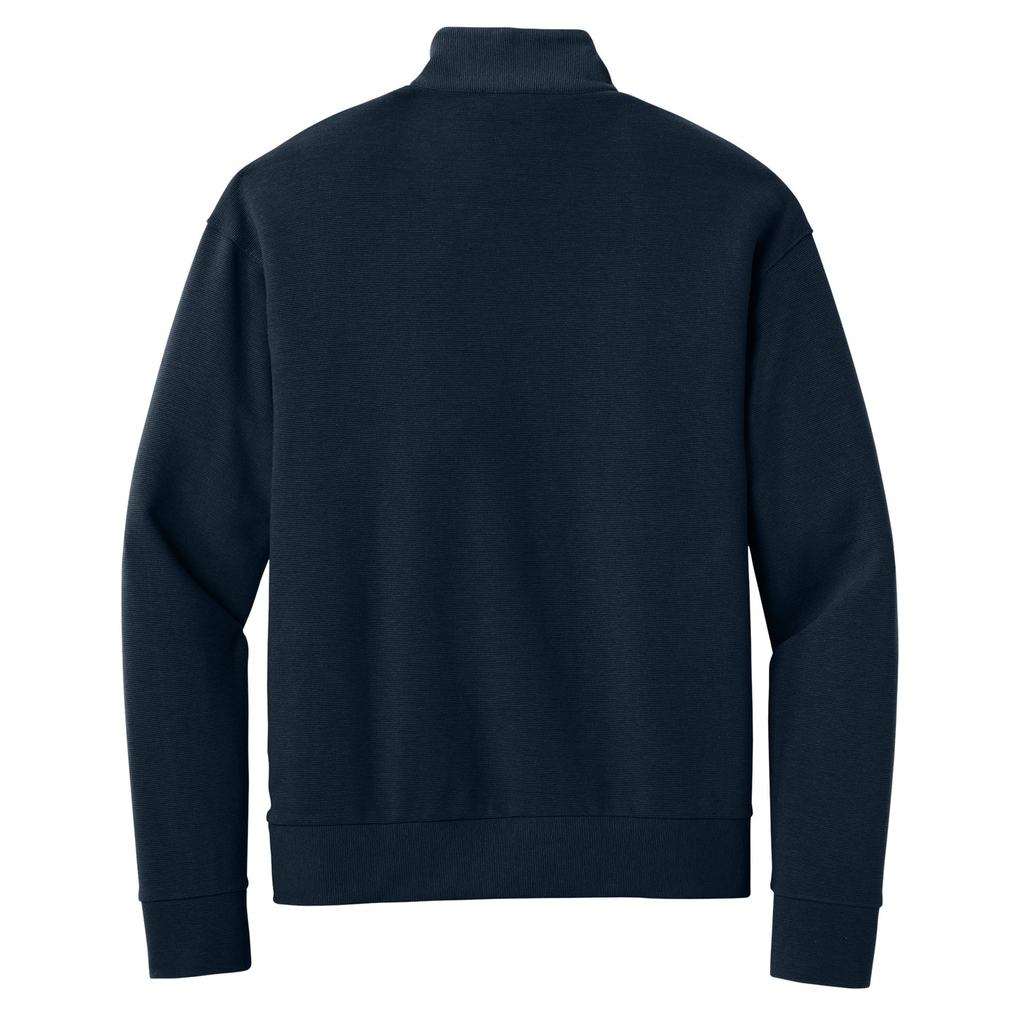 High Limit Club, Linear Texture 1/4-Zip Sweater- Navy