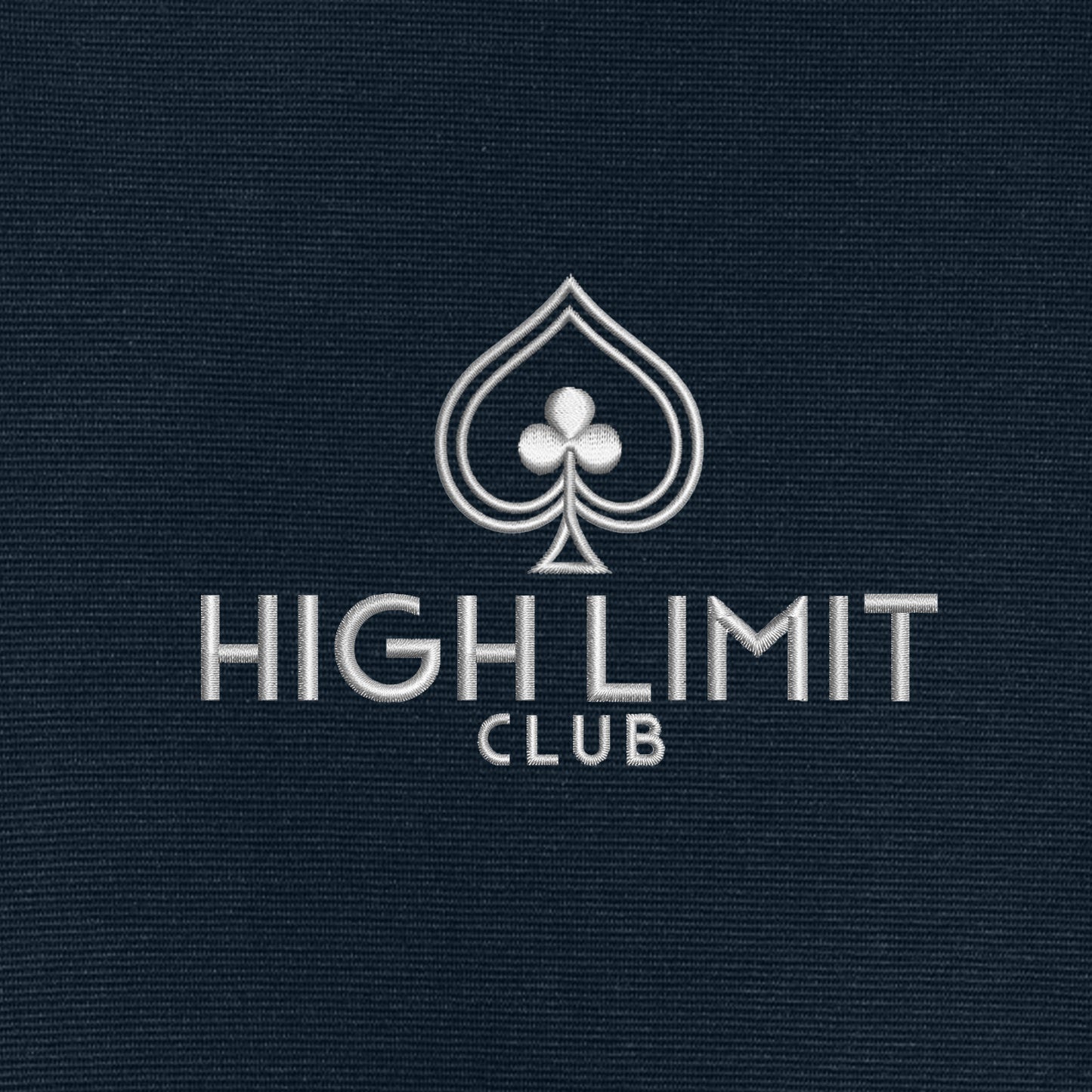High Limit Club, Linear Texture 1/4-Zip Sweater- Navy