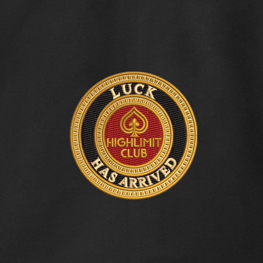 High Limit Club, Luck Has Arrived, Soft Shell Jacket - Black