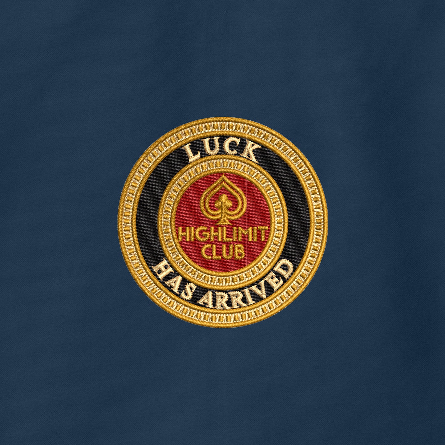 High Limit Club, Luck Has Arrived, Soft Shell Jacket - Navy
