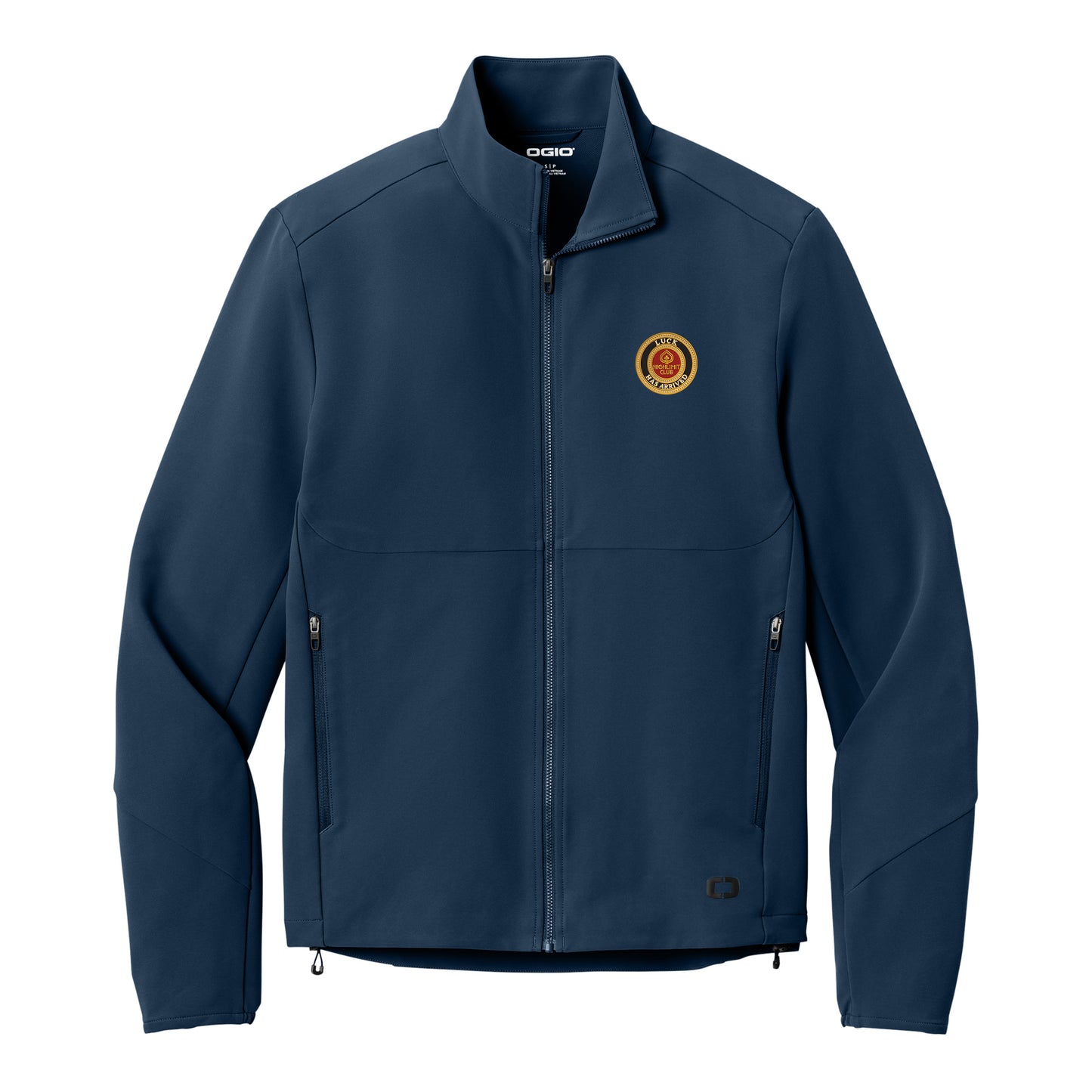 High Limit Club, Luck Has Arrived, Soft Shell Jacket - Navy