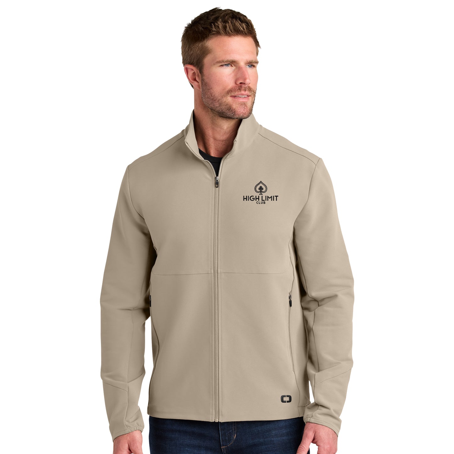 High Limit Club, Kinetic Soft Shell Jacket - Beige