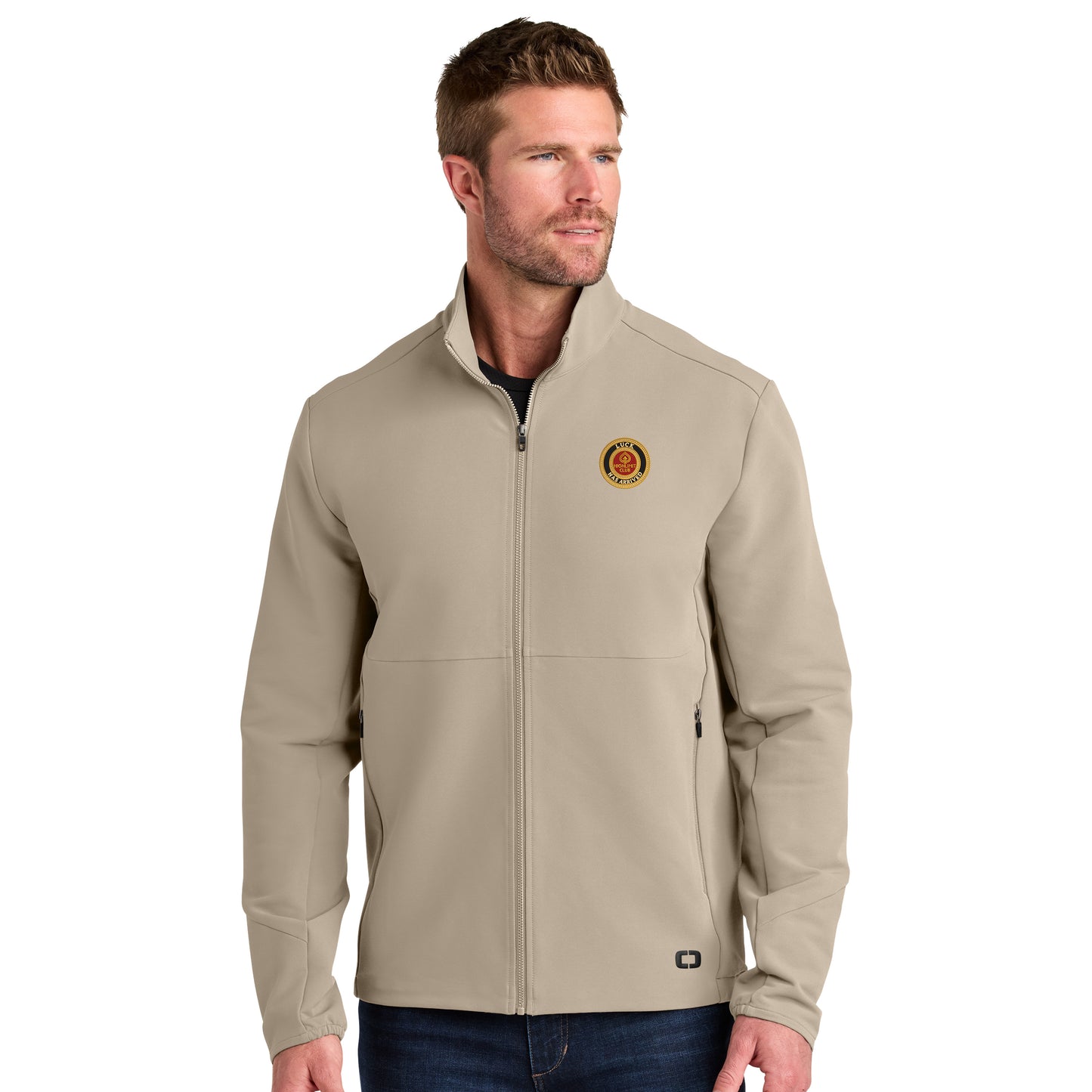 High Limit Club, Luck Has Arrived, Soft Shell Jacket - Beige
