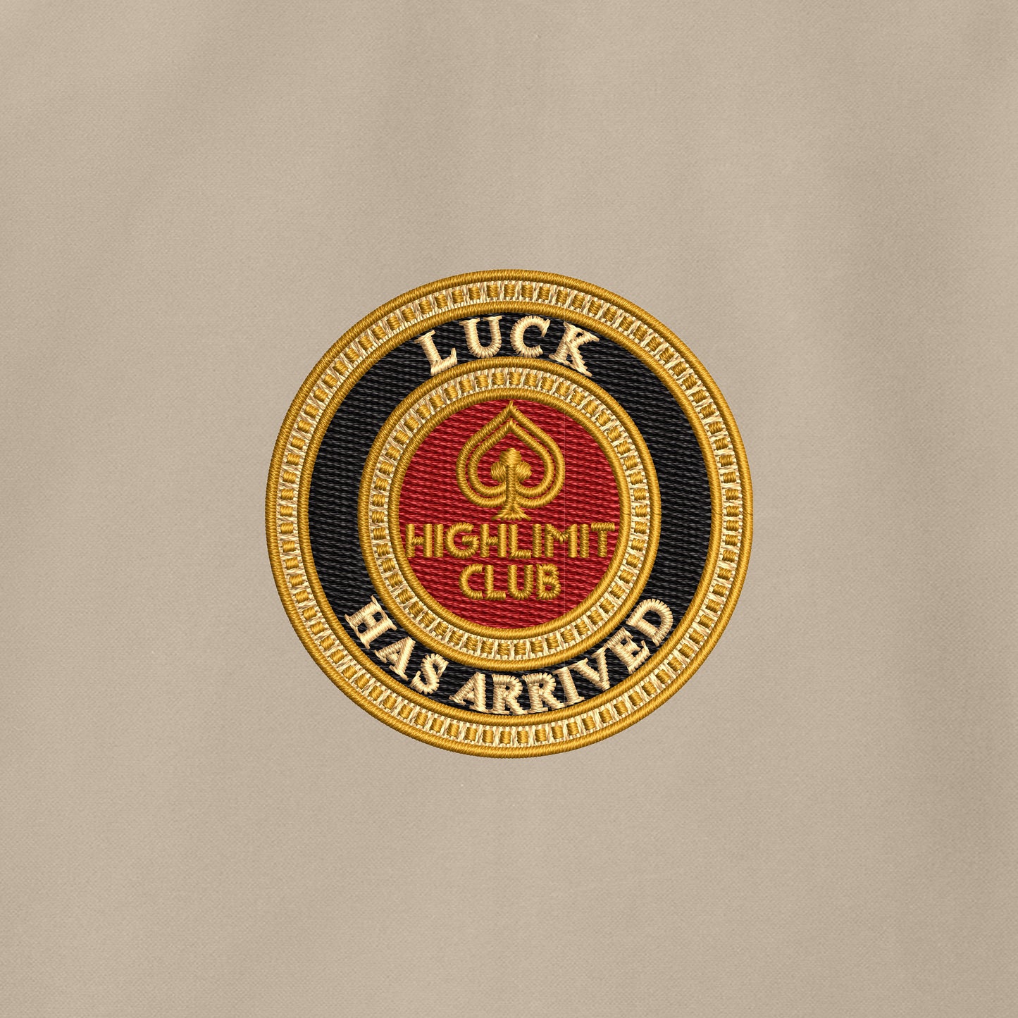 High Limit Club, Luck Has Arrived, Soft Shell Jacket - Beige