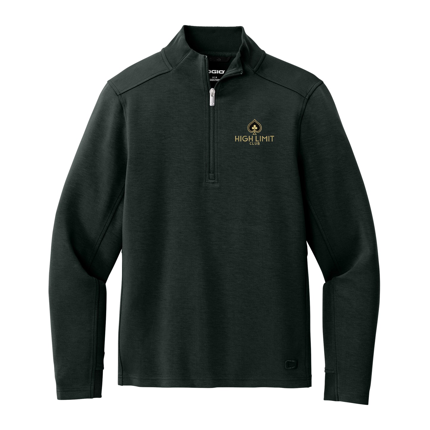 High Limit Club, Transcend 1/4-Zip - Black