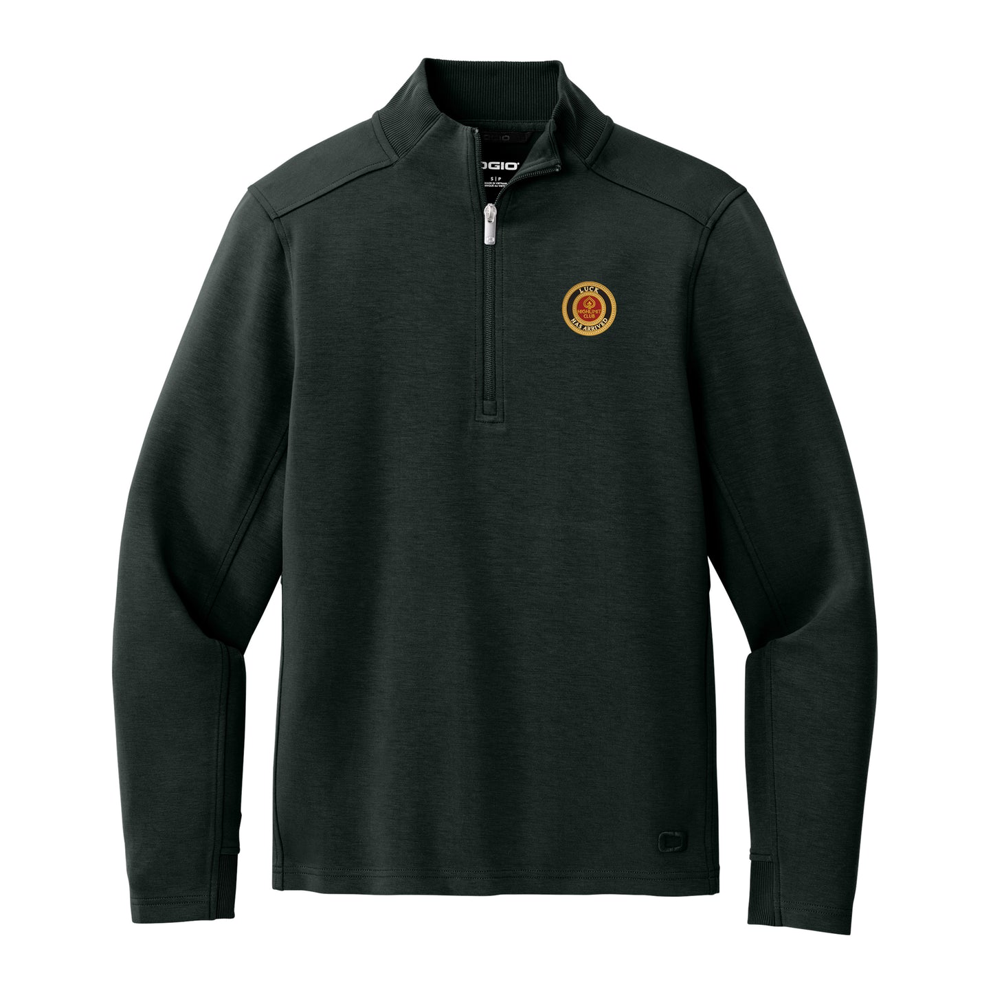 High Limit Club, Luck Has Arrived, Transcend 1/4-Zip - Black