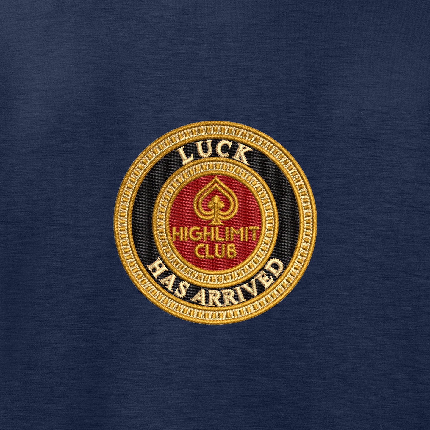 High Limit Club, Luck Has Arrived, Transcend 1/4-Zip - Navy