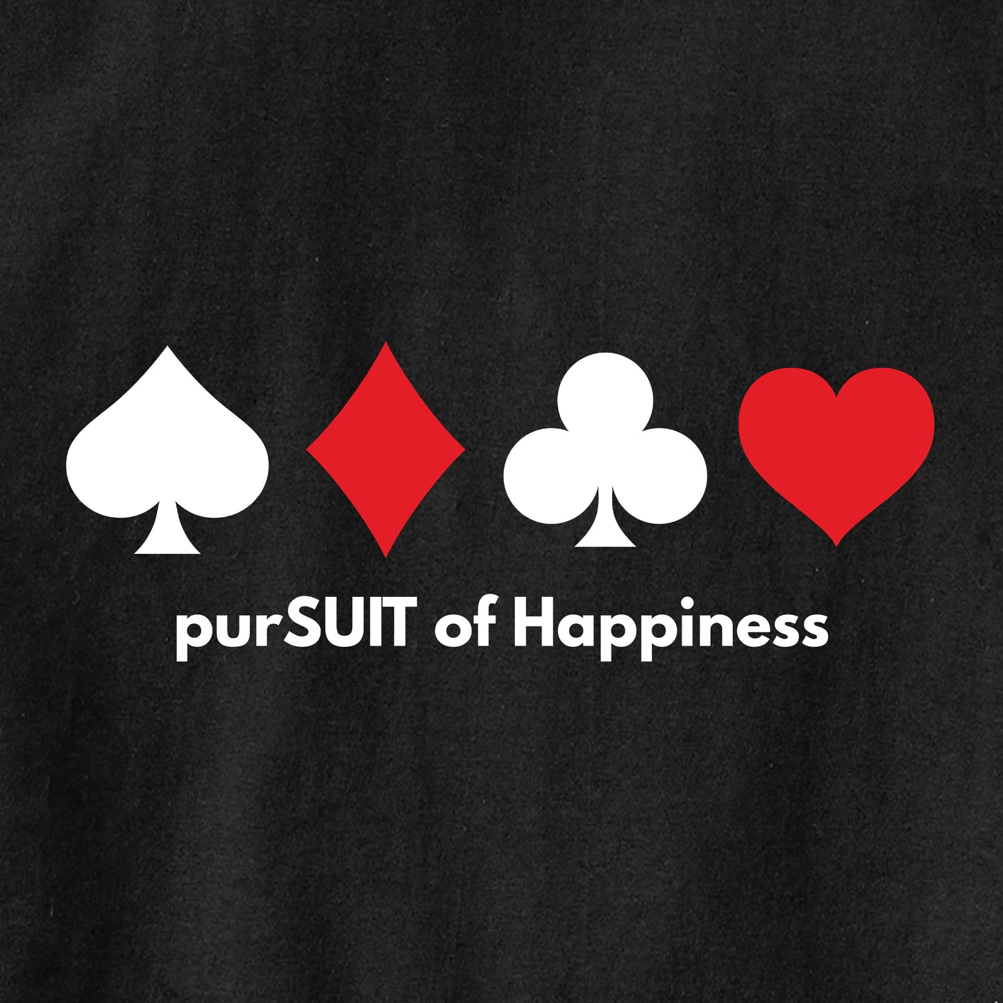 High Limit Club, PurSUIT of Happiness, Heritage 6-Oz. Jersey Tee - Black