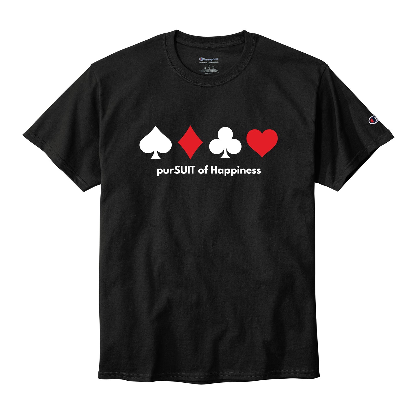High Limit Club, PurSUIT of Happiness, Heritage 6-Oz. Jersey Tee - Black
