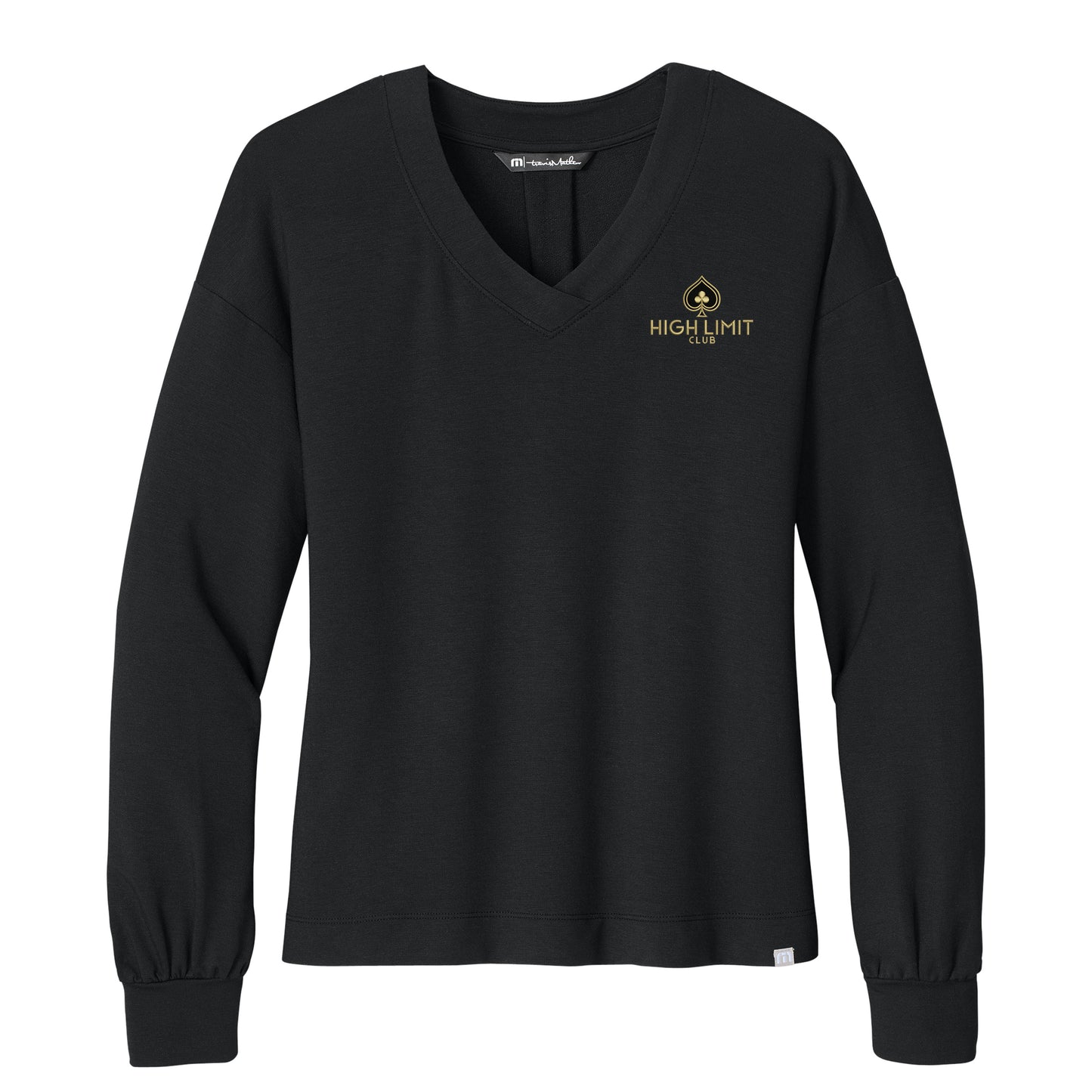 High Limit Club, Women’s Long Weekend V-Neck - Black