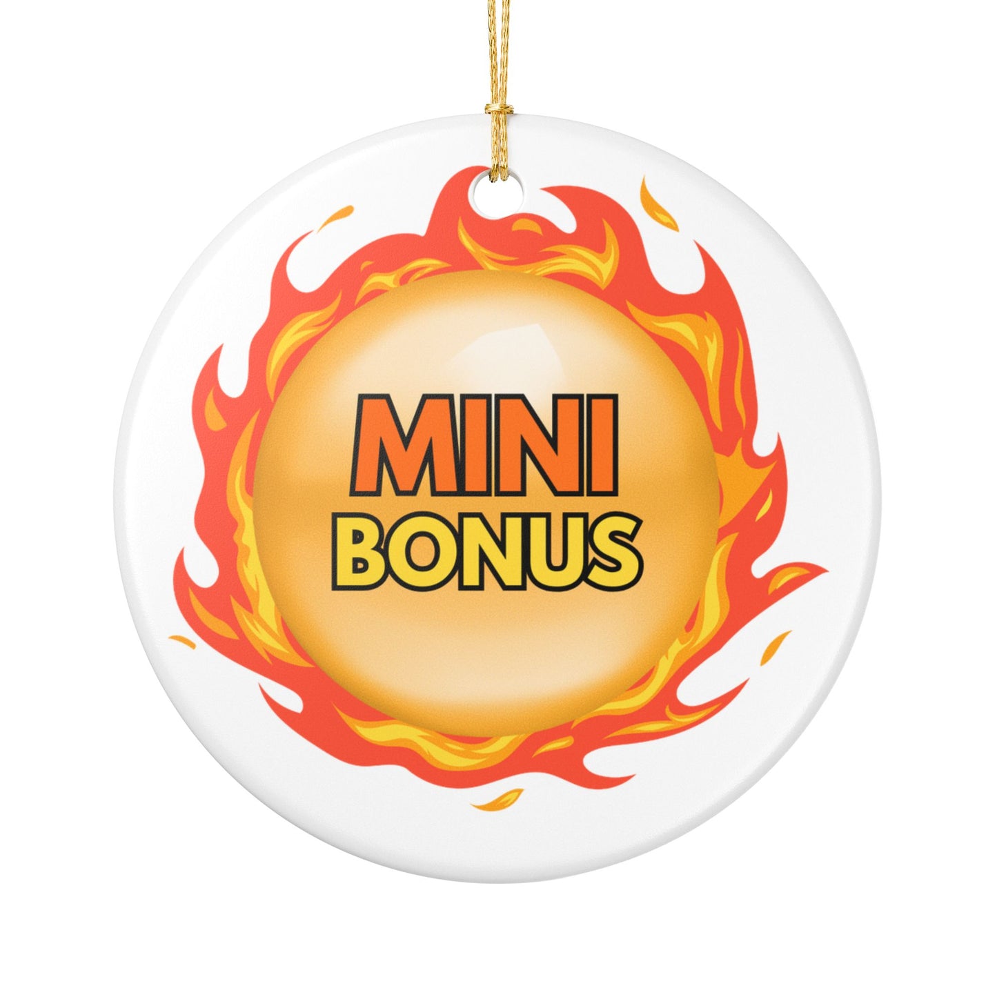 "MINI" Bonus, Dragon Fireball Ceramic Ornament