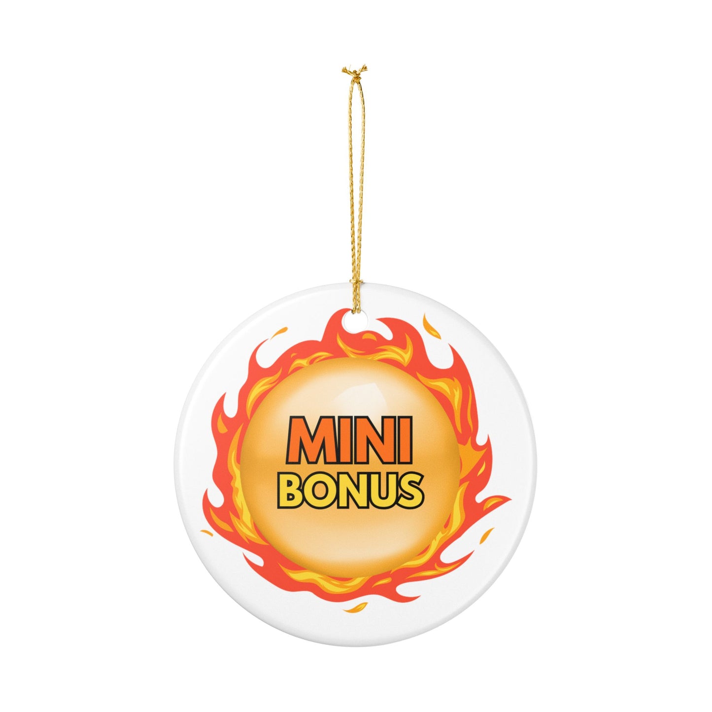 "MINI" Bonus, Dragon Fireball Ceramic Ornament