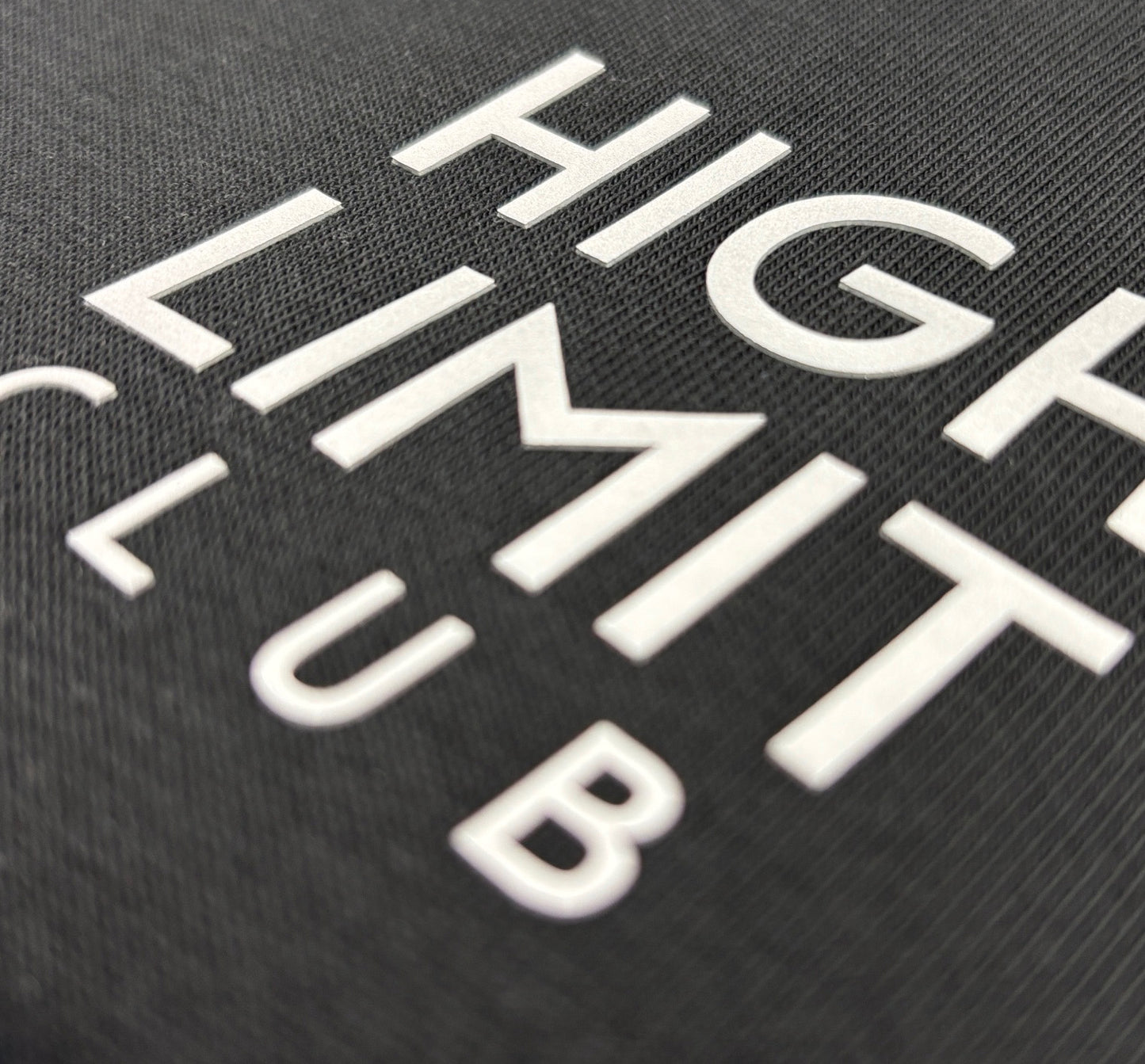 High Limit Club, Silver Stack Logo, 3D Effect, Under Armour, Men's Recycled Polo Shirt - Black