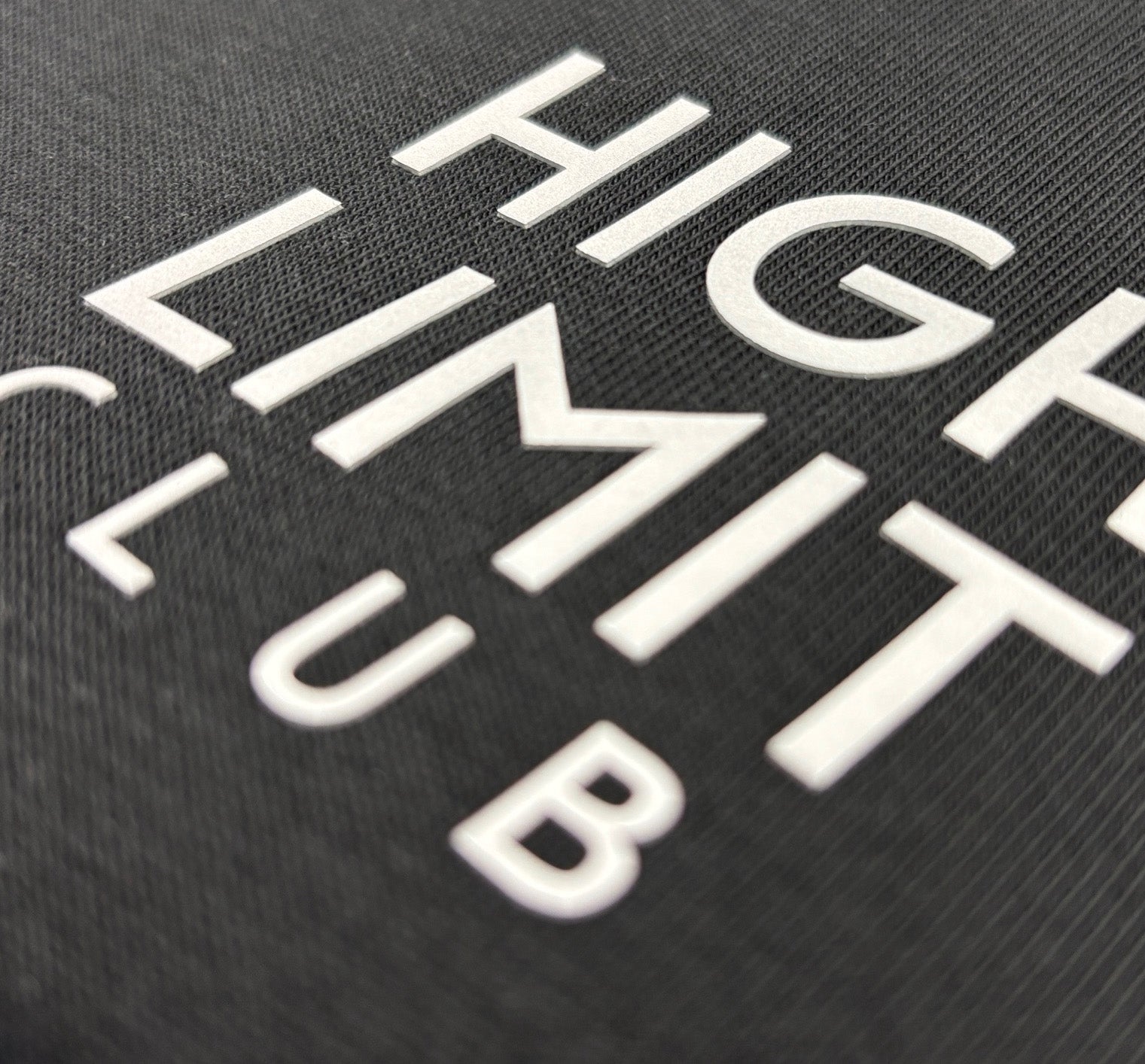 High Limit Club, Silver Stack Logo, 3D Effect, Under Armour, Men's Recycled Polo Shirt - Black